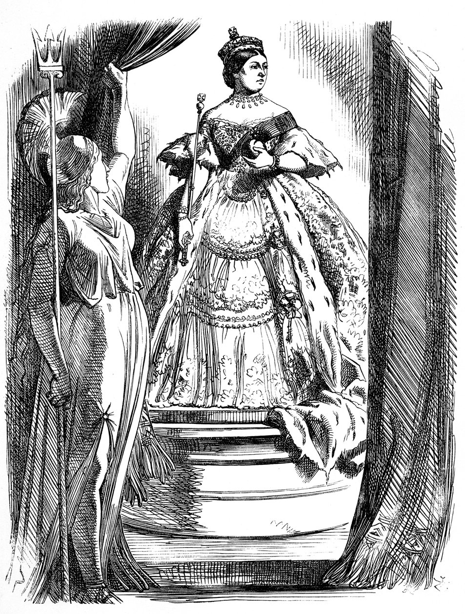 Viktória királynő alkotó: John Tenniel