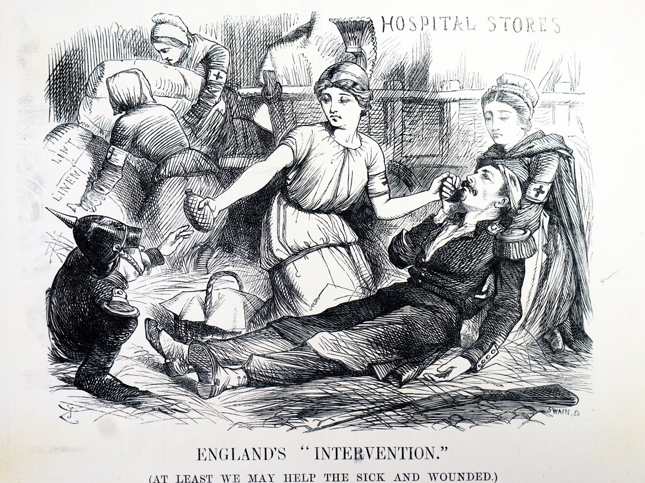 A francia-porosz háború. alkotó: John Tenniel