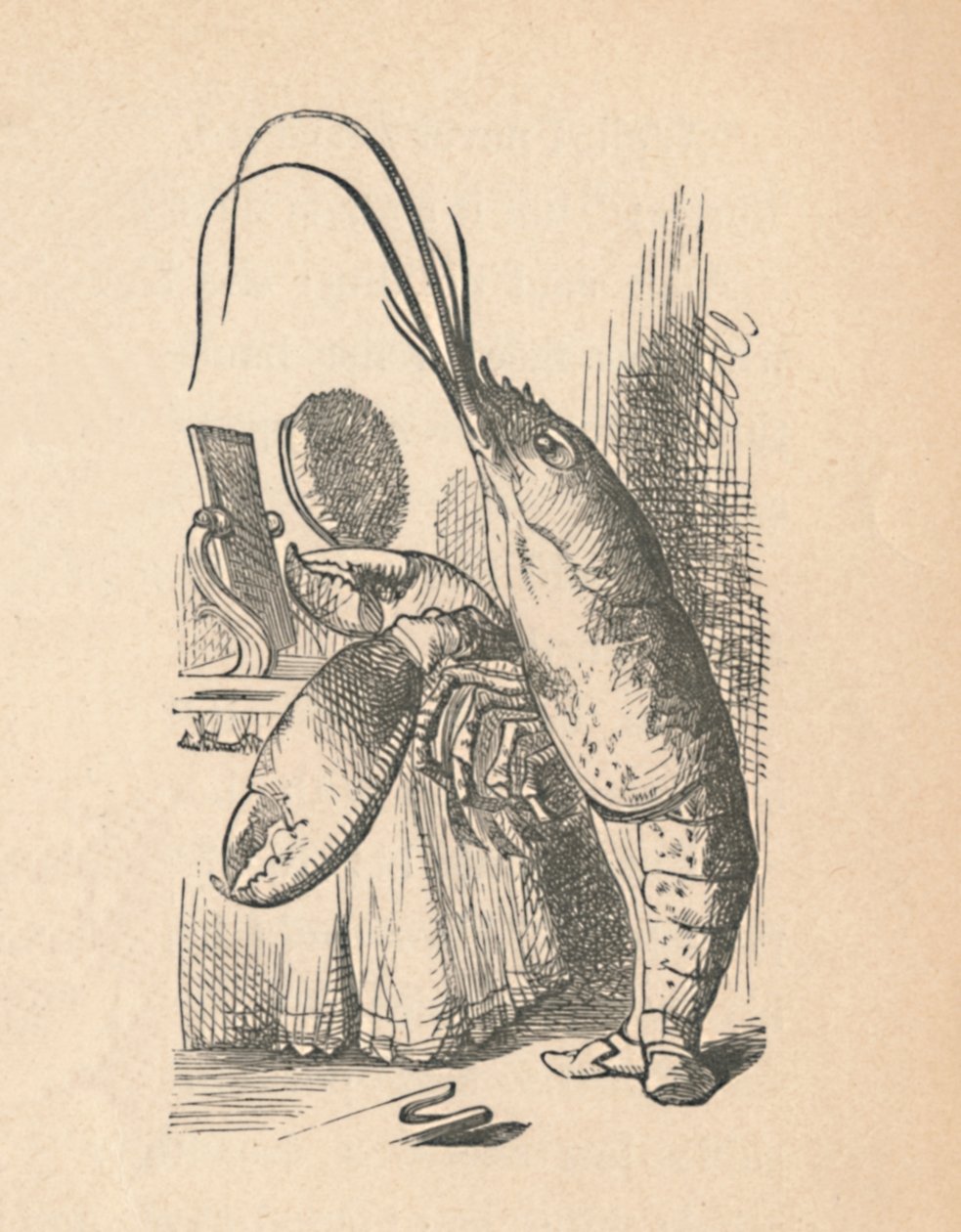 A homár, 1889 alkotó: John Tenniel