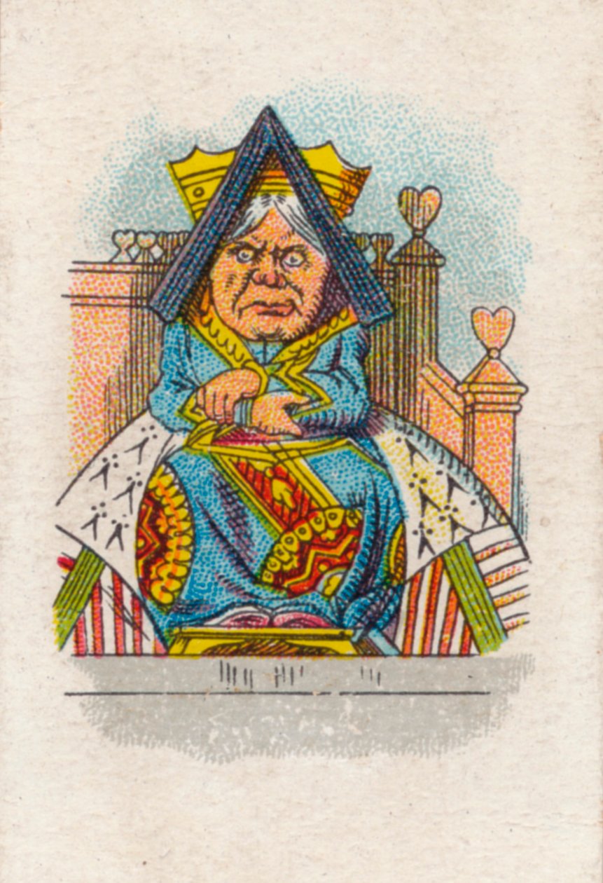 A királynő az udvarban, 1930 alkotó: John Tenniel