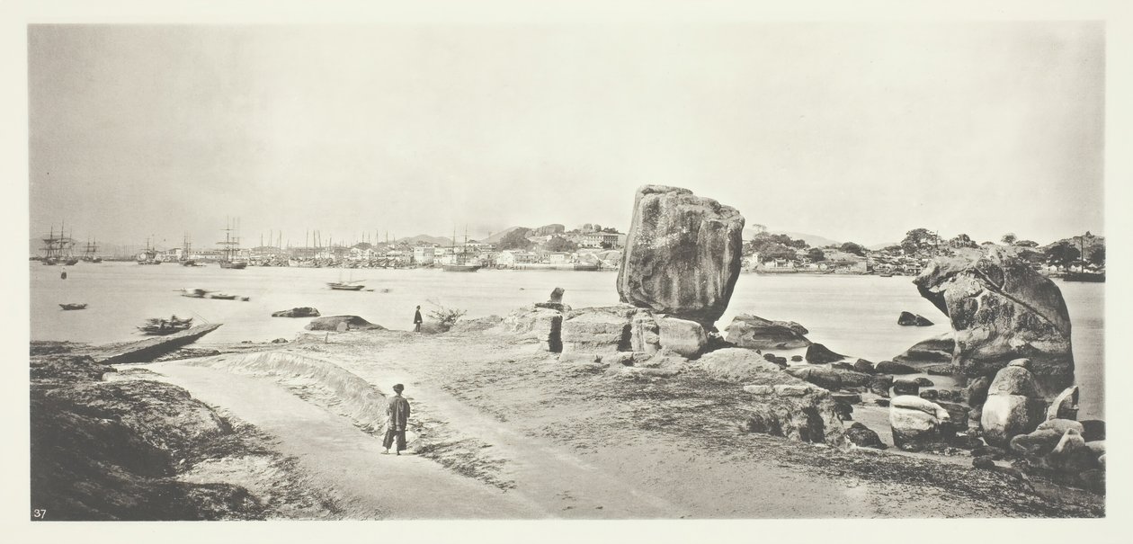Amoy kikötője, c. 1868. alkotó: John Thomson