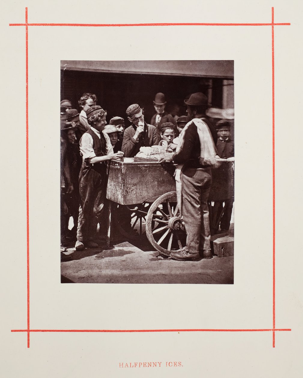 Halfpenny Ices, 1877. alkotó: John Thomson