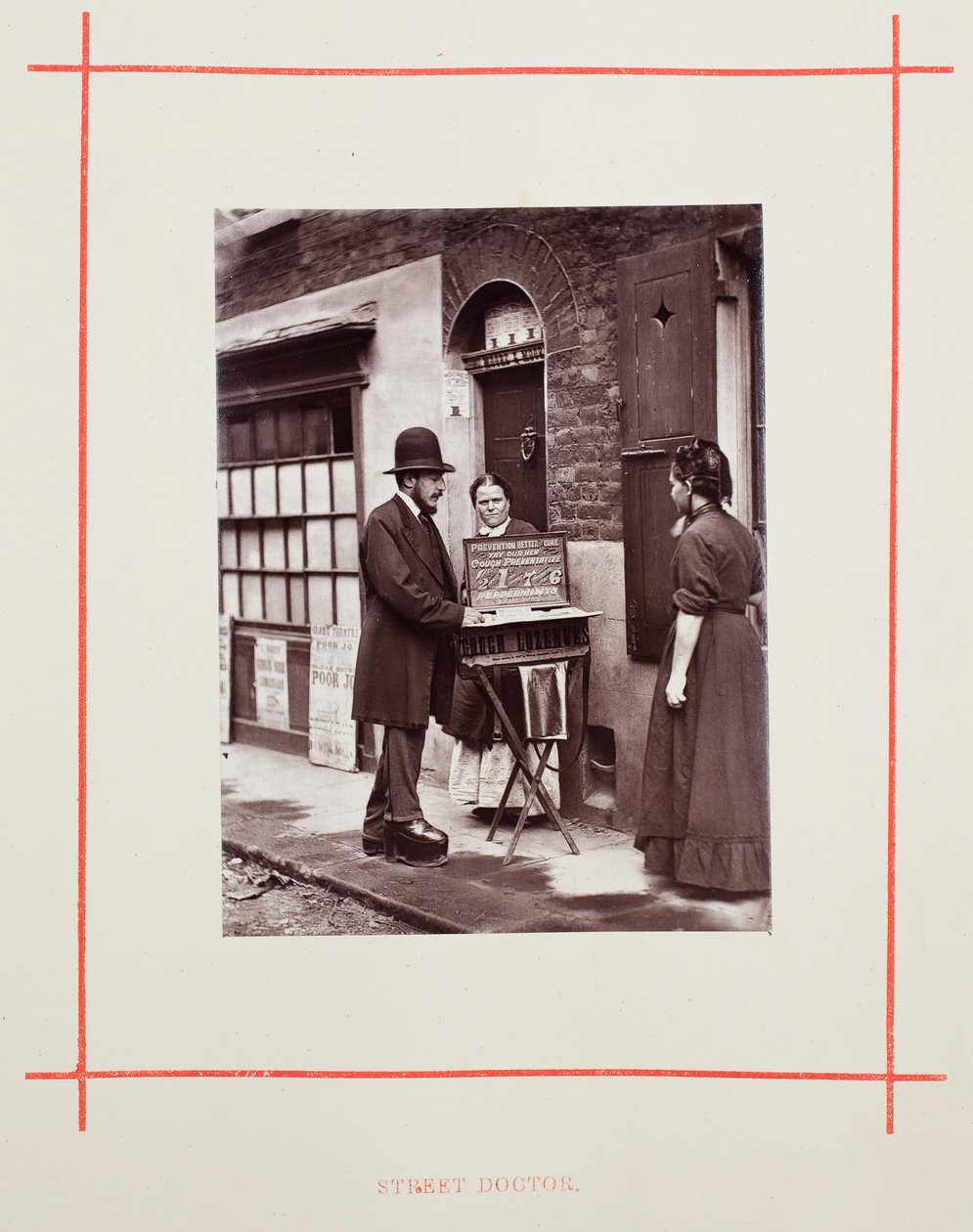 Utcai orvosok, 1877. alkotó: John Thomson