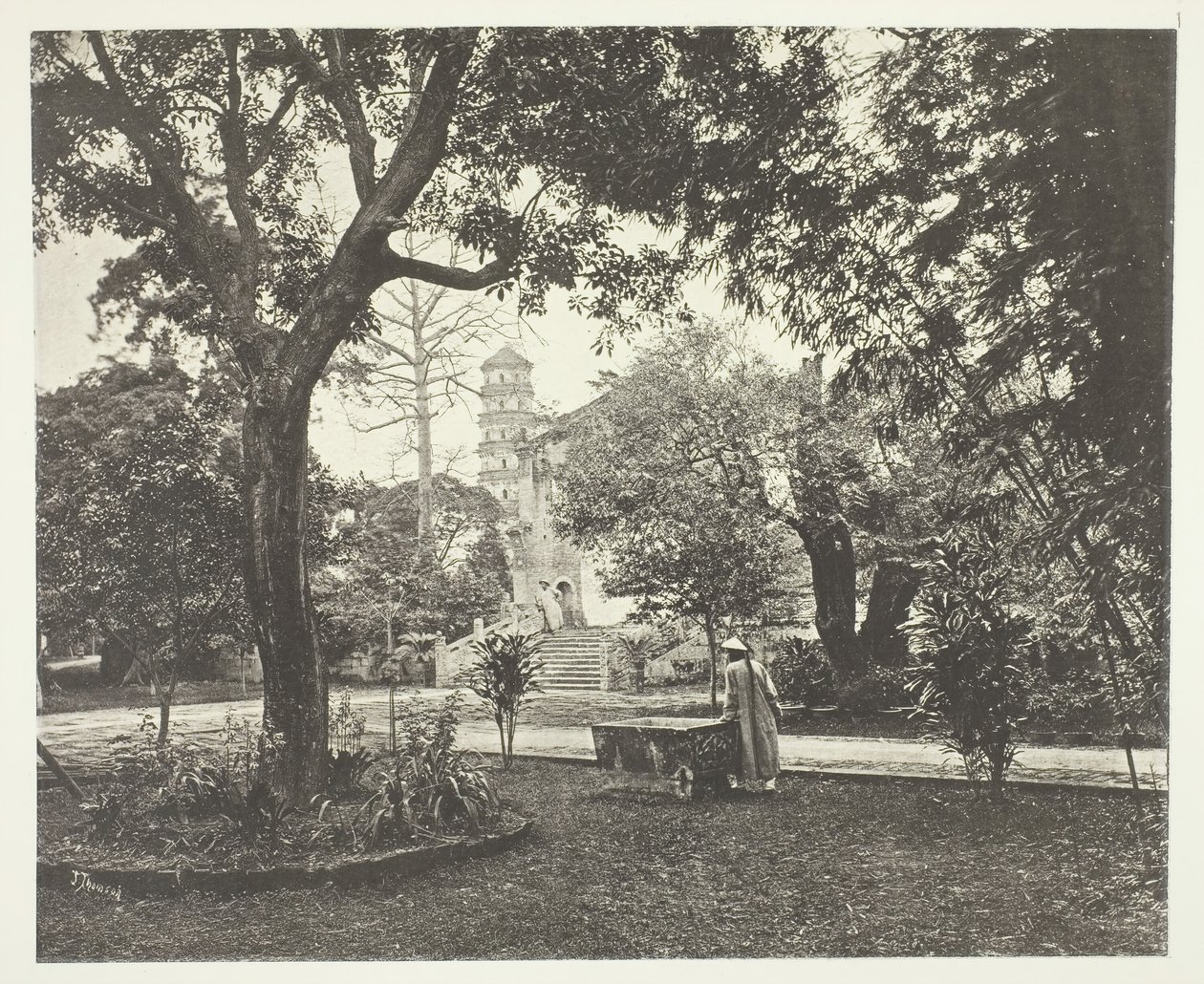 A brit konzuli Yamun, Kanton, kb. 1868. alkotó: John Thomson
