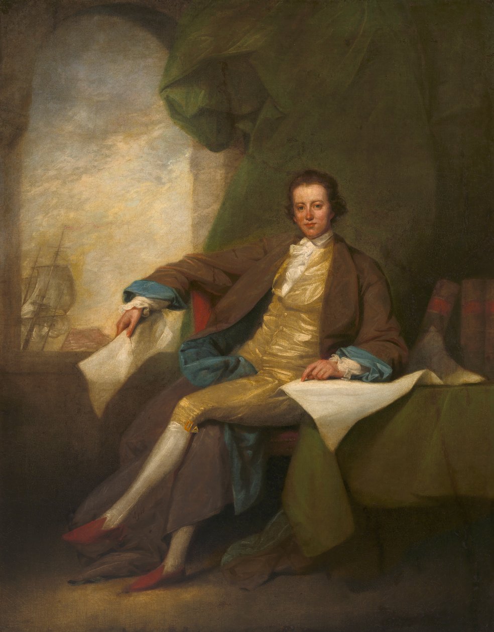Samuel Blodget, c. 1784. alkotó: John Trumbull