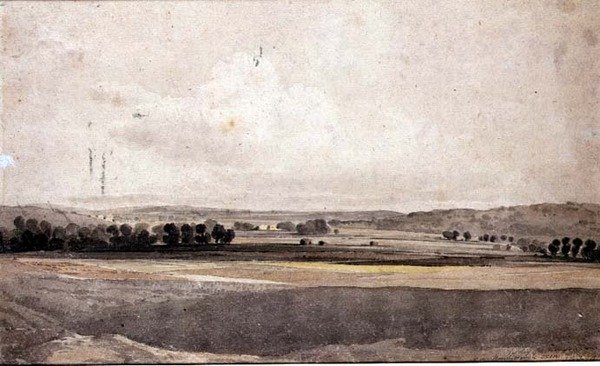 Handborough közelében, Oxonban alkotó: John Varley