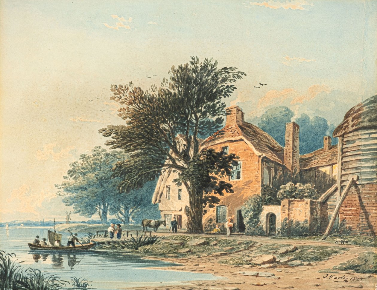 Millbank tájképe alkotó: John Varley