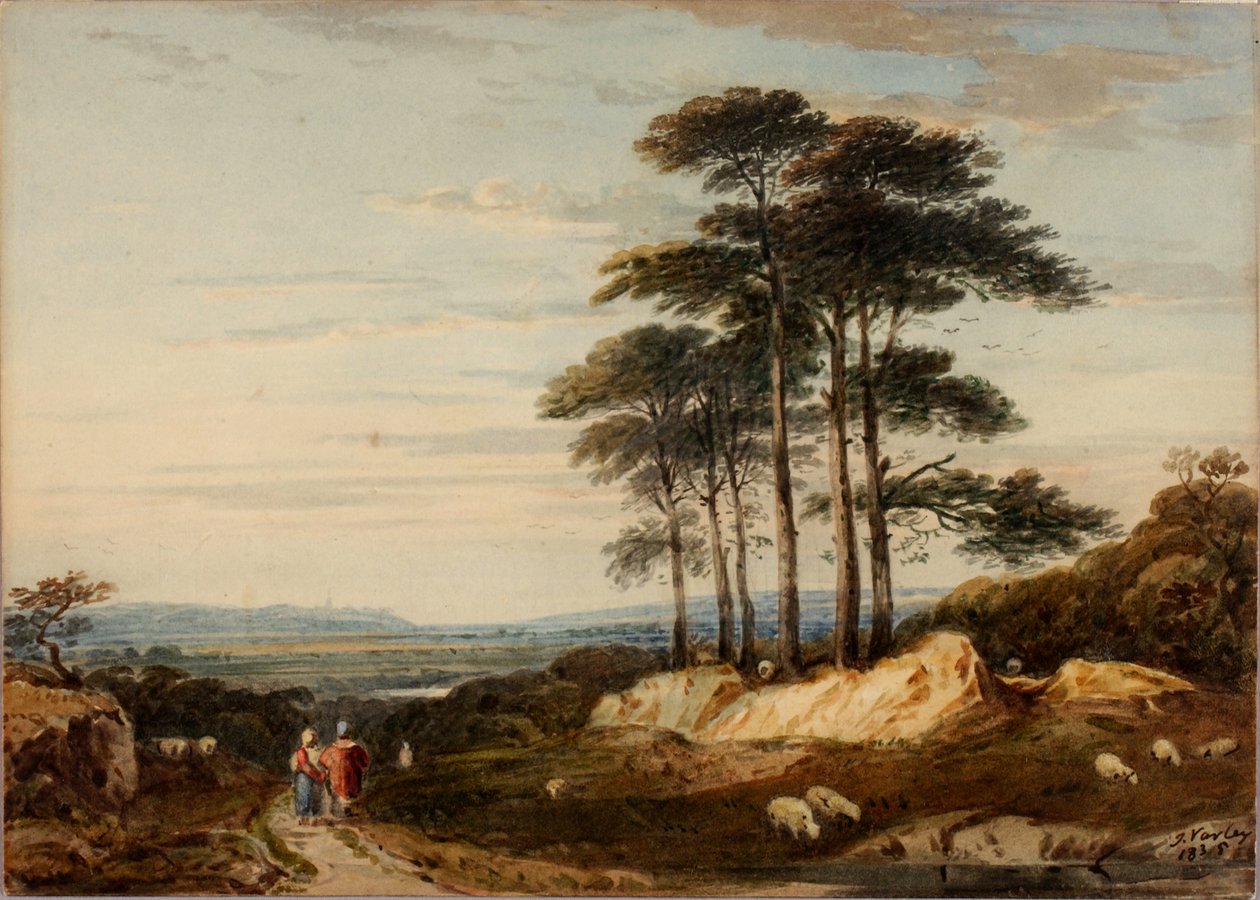 Táj, 1835. alkotó: John Varley I