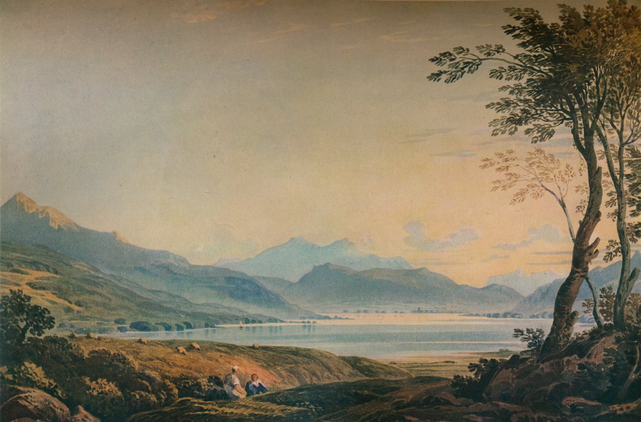Windermere a Bownessből, c1822, 1938 alkotó: John Varley I