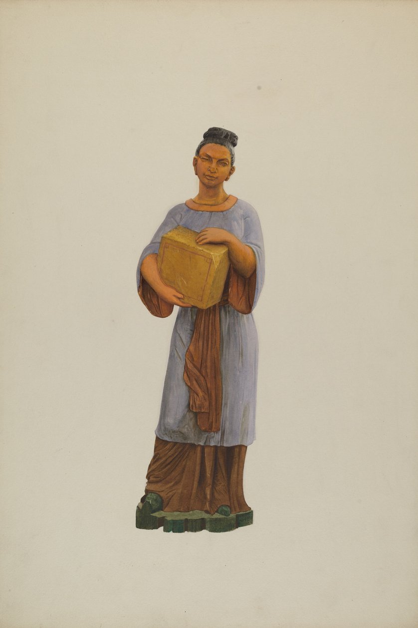 Teabolt ábra, c. 1938. alkotó: John W Kelleher