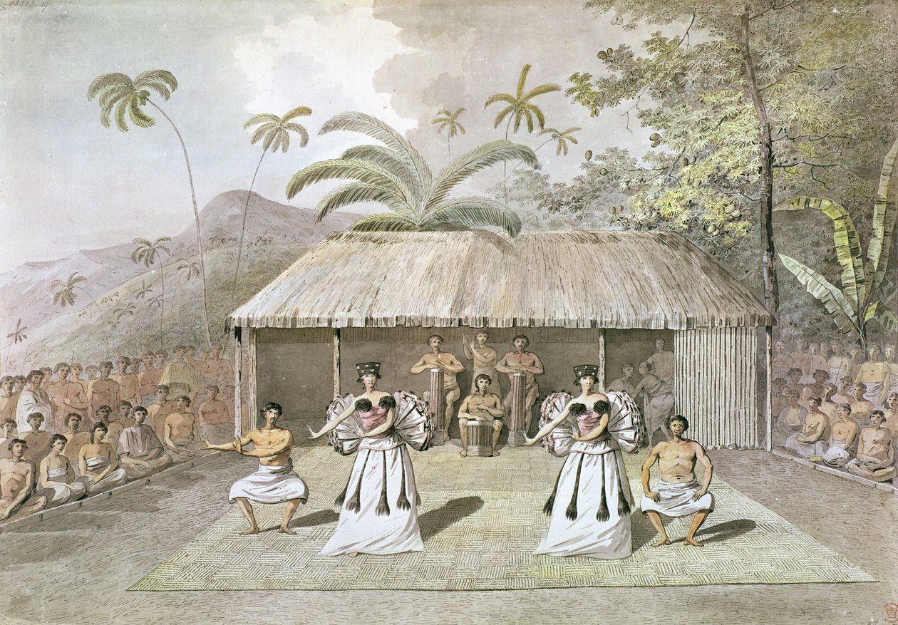 Táncolj Tahitin alkotó: John Webber