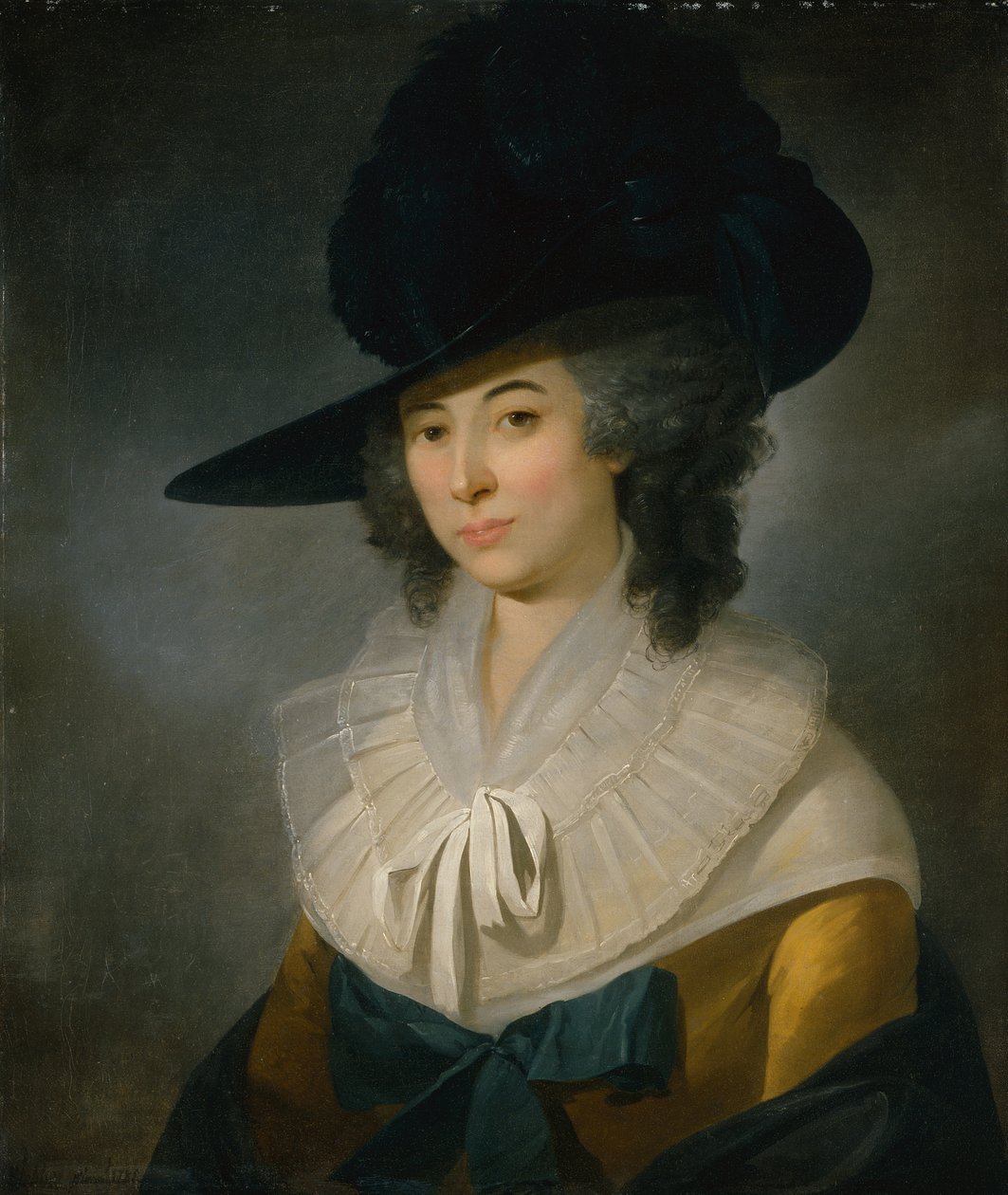 William Bligh asszony portréja alkotó: John Webber