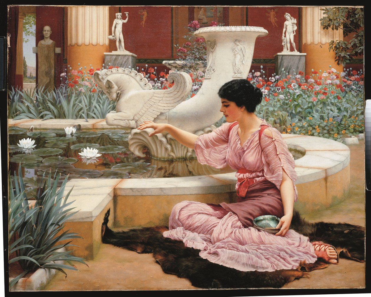 Pompei kert alkotó: John William Godward