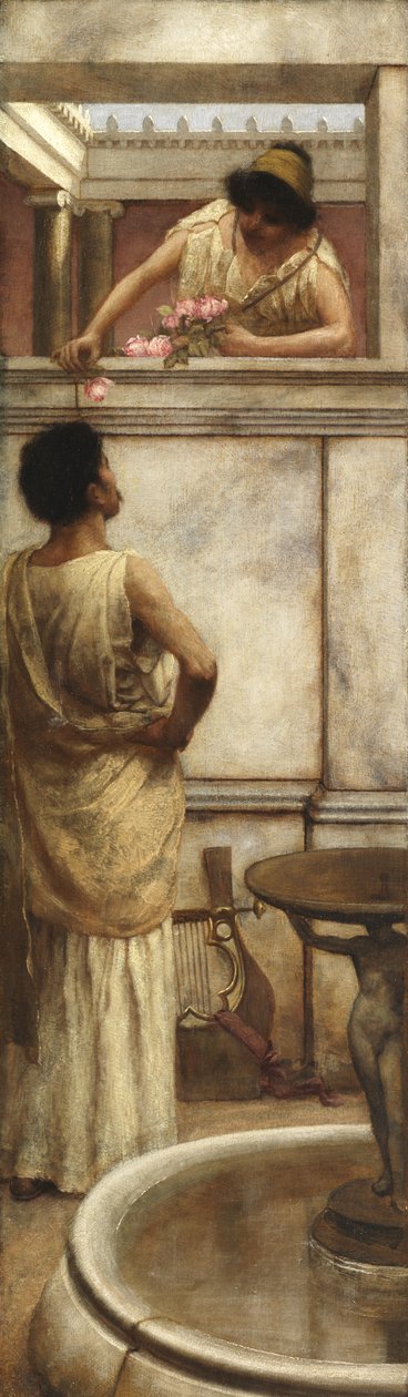 A szerenád után alkotó: John William Godward