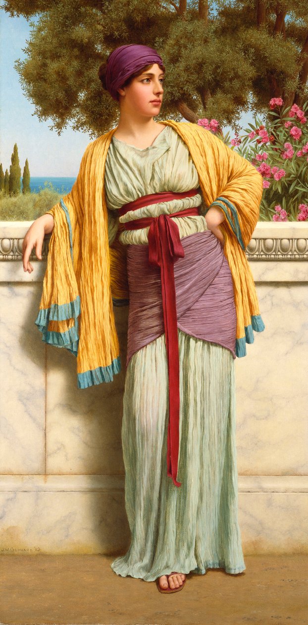 Cestilia, 1919 alkotó: John William Godward