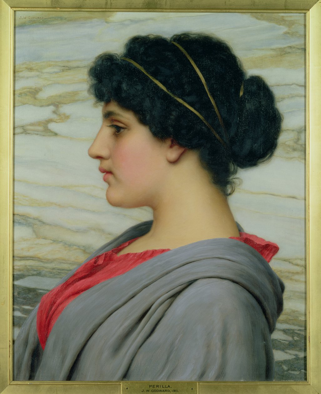Perilla, 1911 alkotó: John William Godward