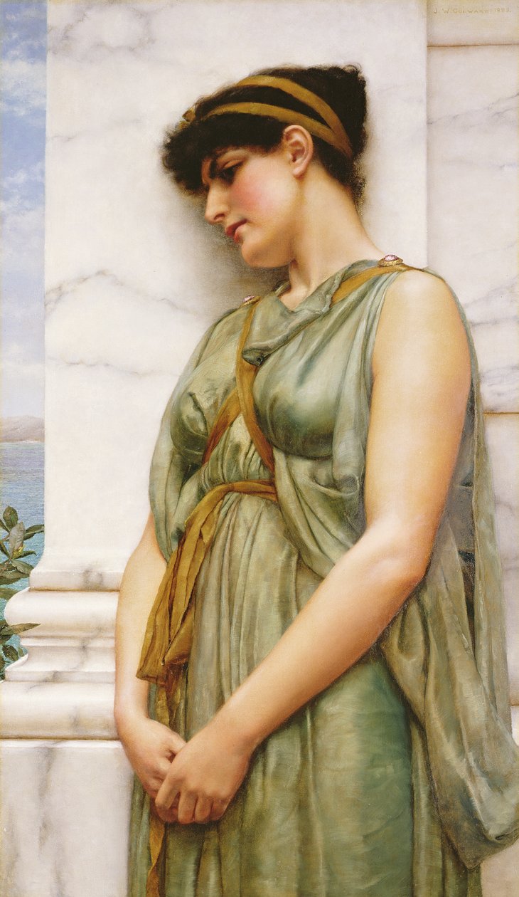 Pompei lány alkotó: John William Godward