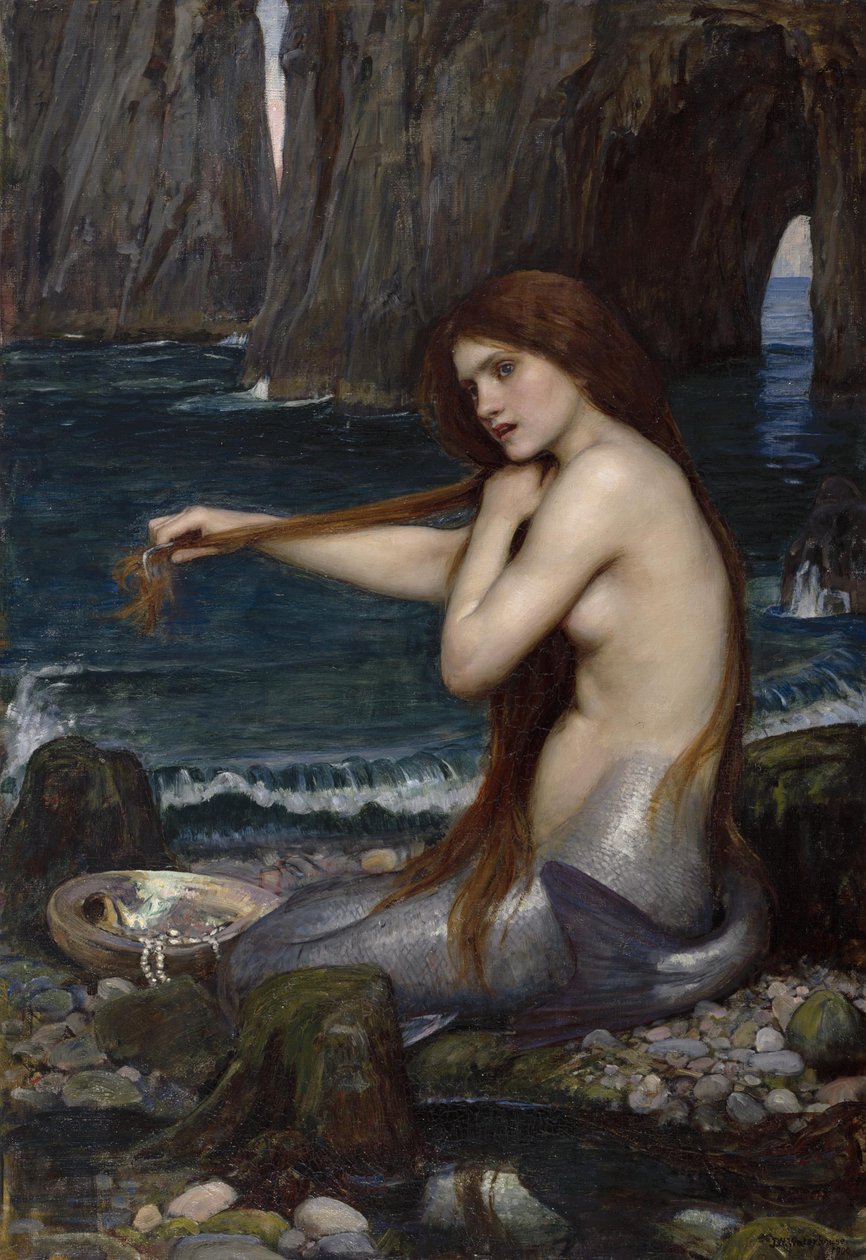 Egy sellő, 1900 alkotó: John William Waterhouse