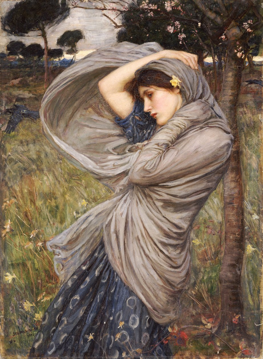 Boreas, 1903 alkotó: John William Waterhouse