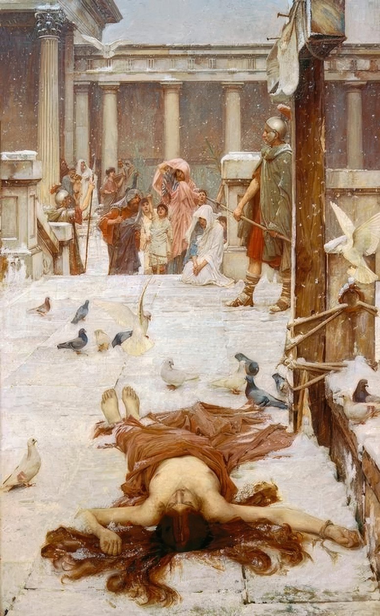 Szent Eulalia alkotó: John William Waterhouse