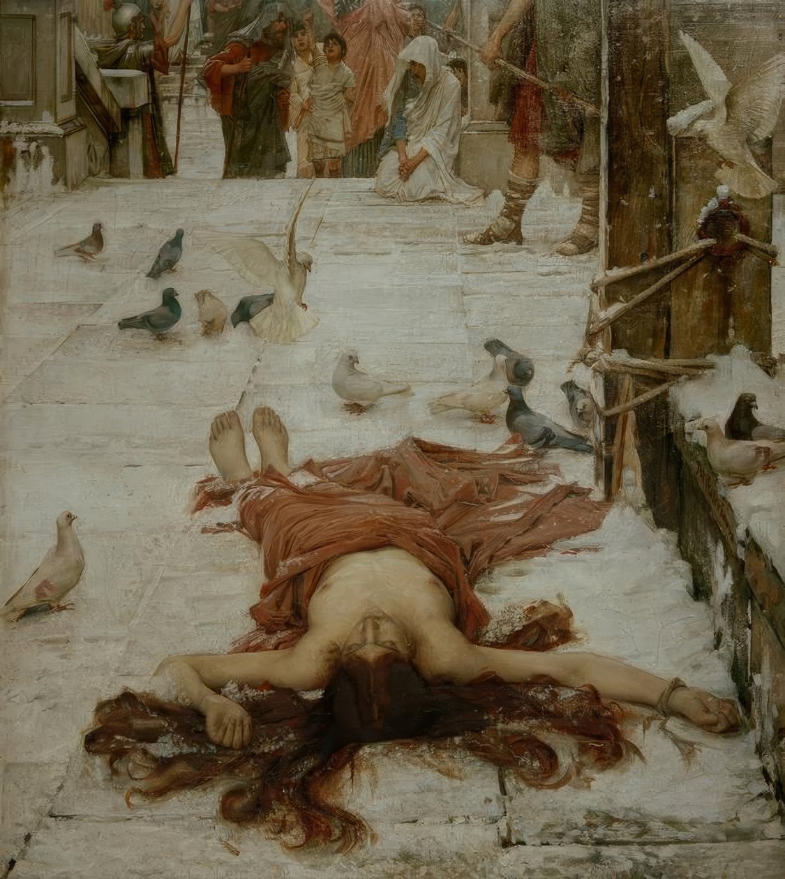 Szent Eulalia alkotó: John William Waterhouse