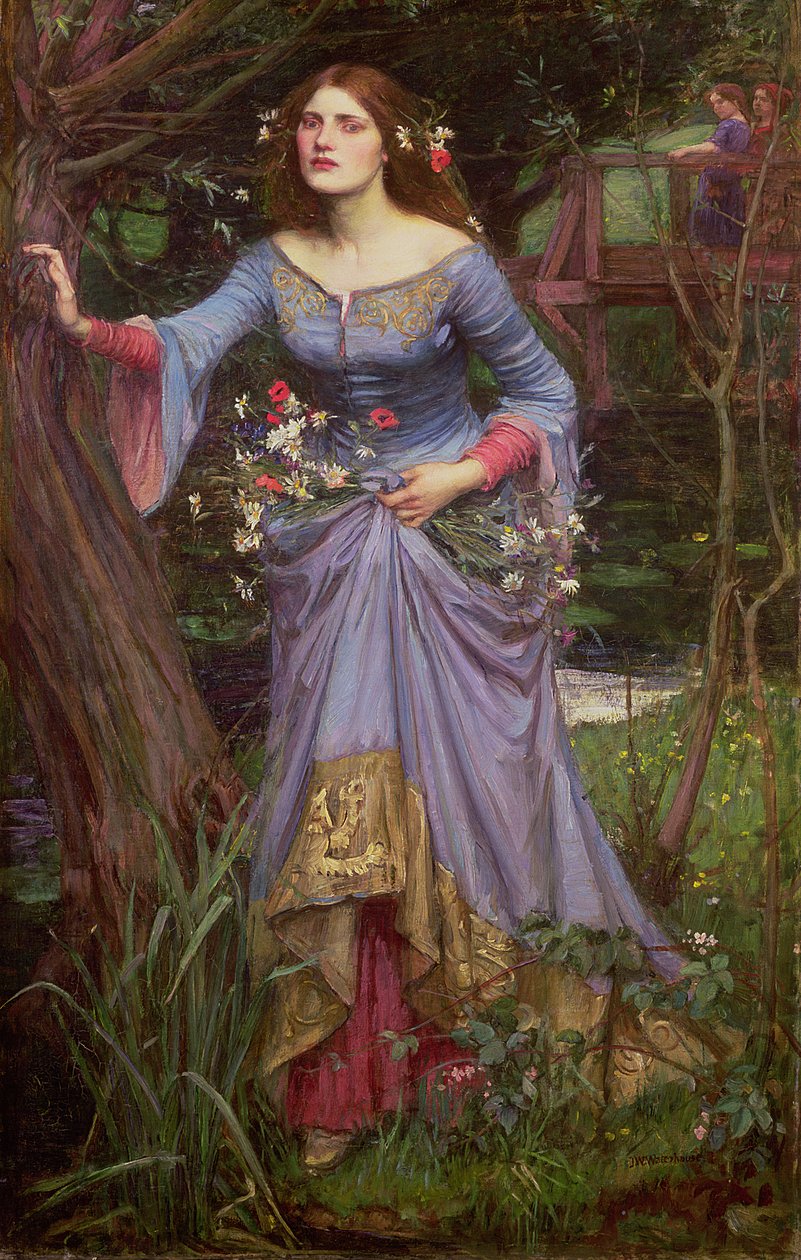 Ophelia, 1910 alkotó: John William Waterhouse