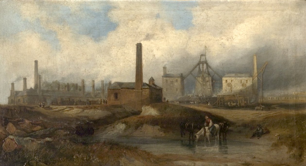 Ipari jelenet, 1833 alkotó: John Wilson Carmichael