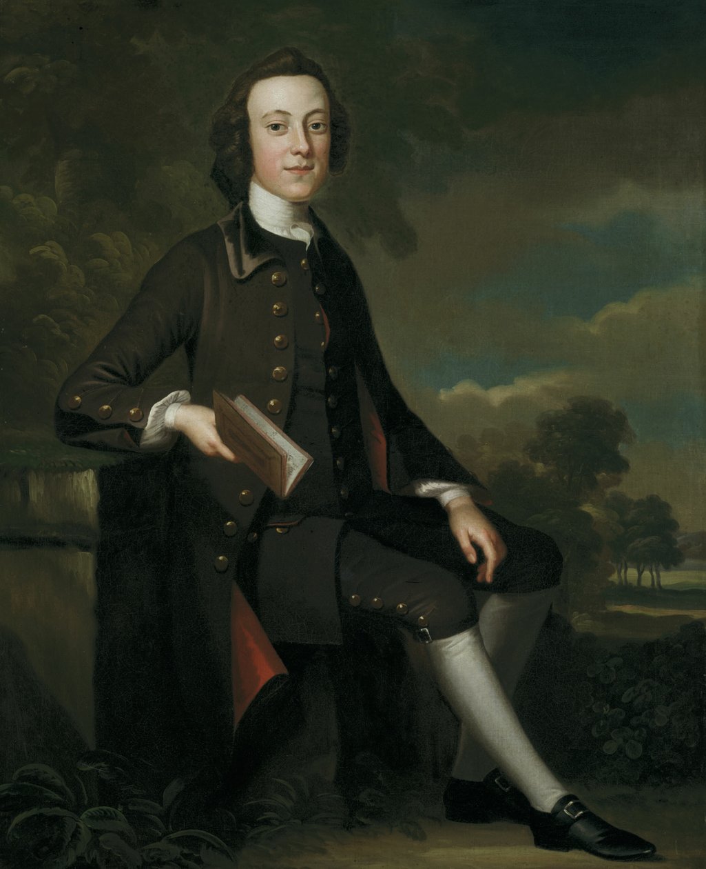 Fiatal férfi portréja, 174952. alkotó: John Wollaston