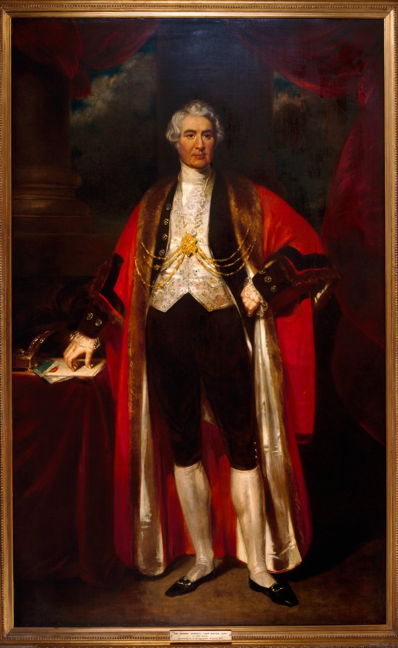 Sir George Carroll seriff 1837-8. alkotó: John Wood
