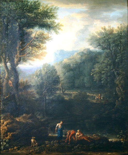Klasszikus táj (olaj, vászon) alkotó: John Wootton