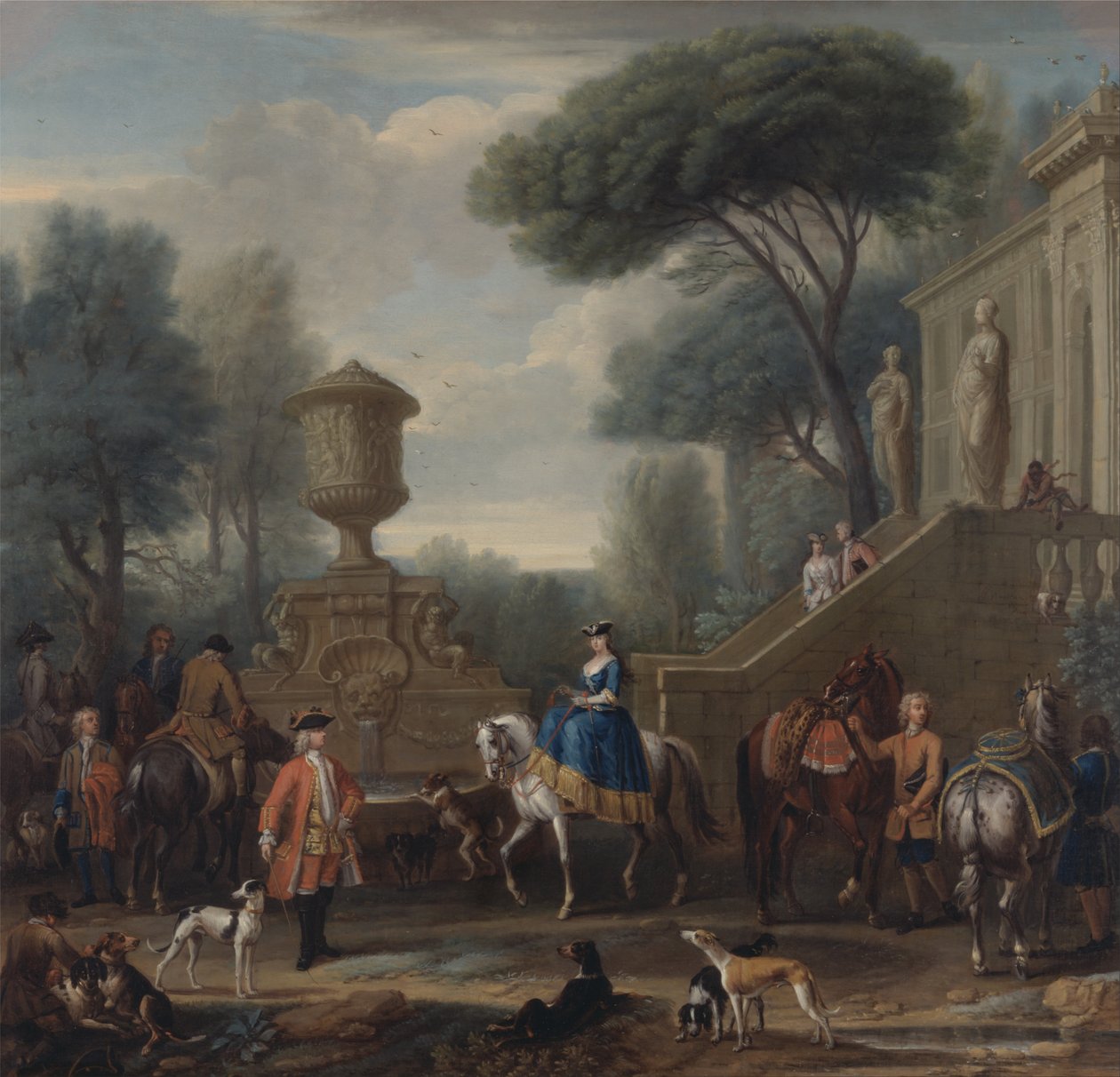 Felkészülés a vadászatra alkotó: John Wootton