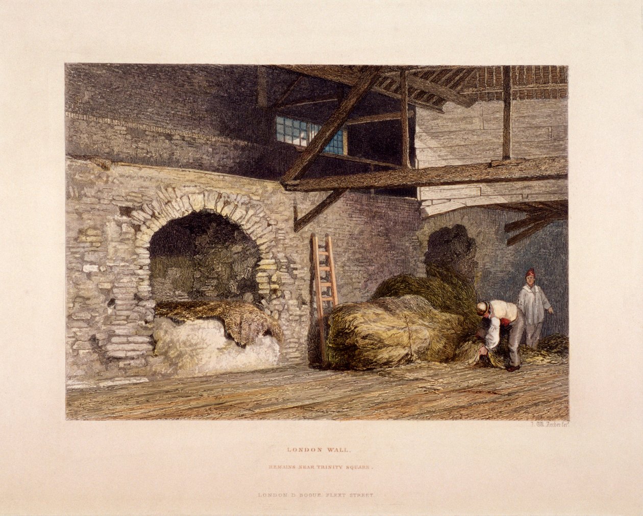 Trinity Square, London, 1851 alkotó: John Wykeham Archer