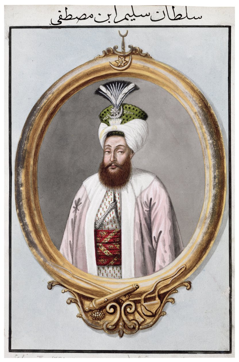 III. Szelim oszmán császár, 1808 alkotó: John Young
