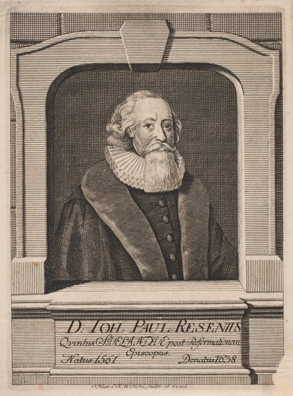 Hans Poulsen Resen püspök alkotó: Jonas Haas