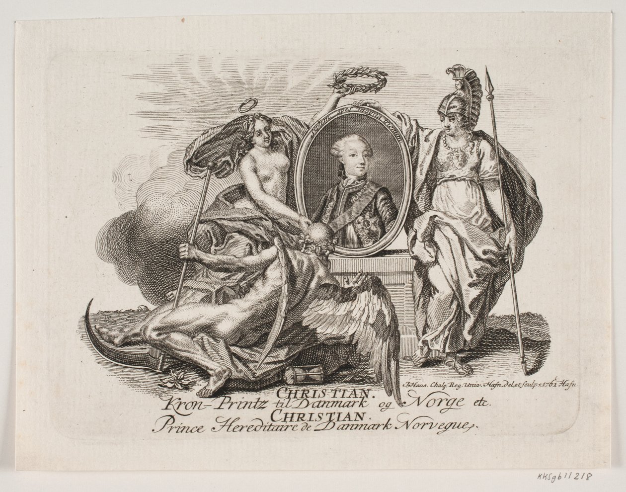Christian VII, mint koronaherceg alkotó: Jonas Haas