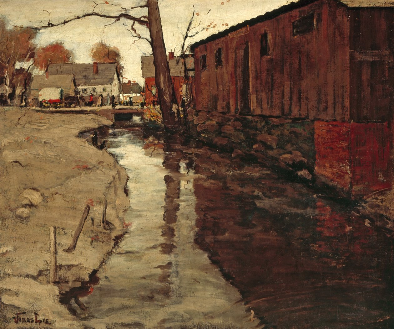 Malom-verseny, 1903 körül alkotó: Jonas Lie