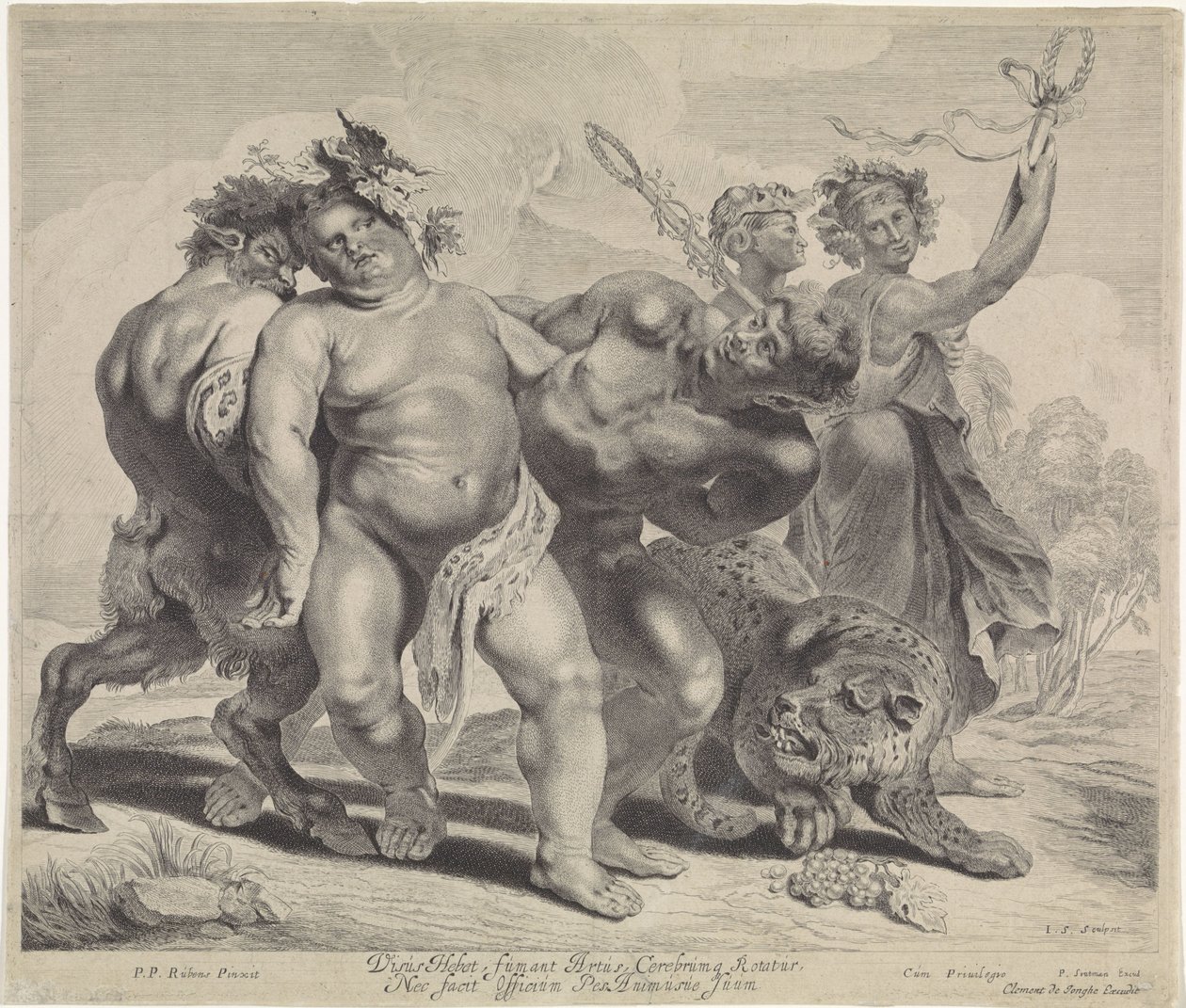 Bacchus részegsége alkotó: Jonas Suyderhoef