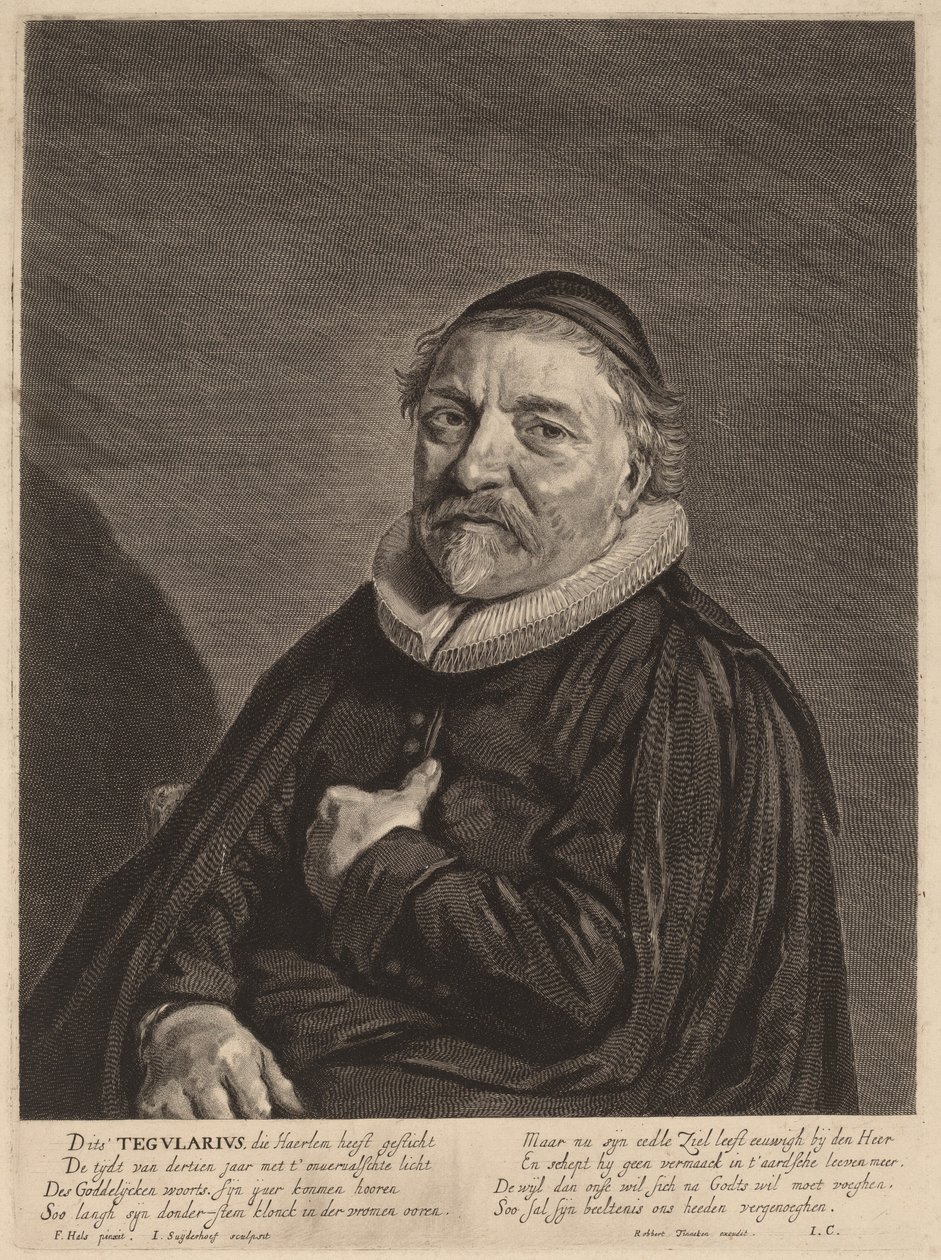Adriaen Tegularius alkotó: Jonas Suyderhoff after Frans Hals