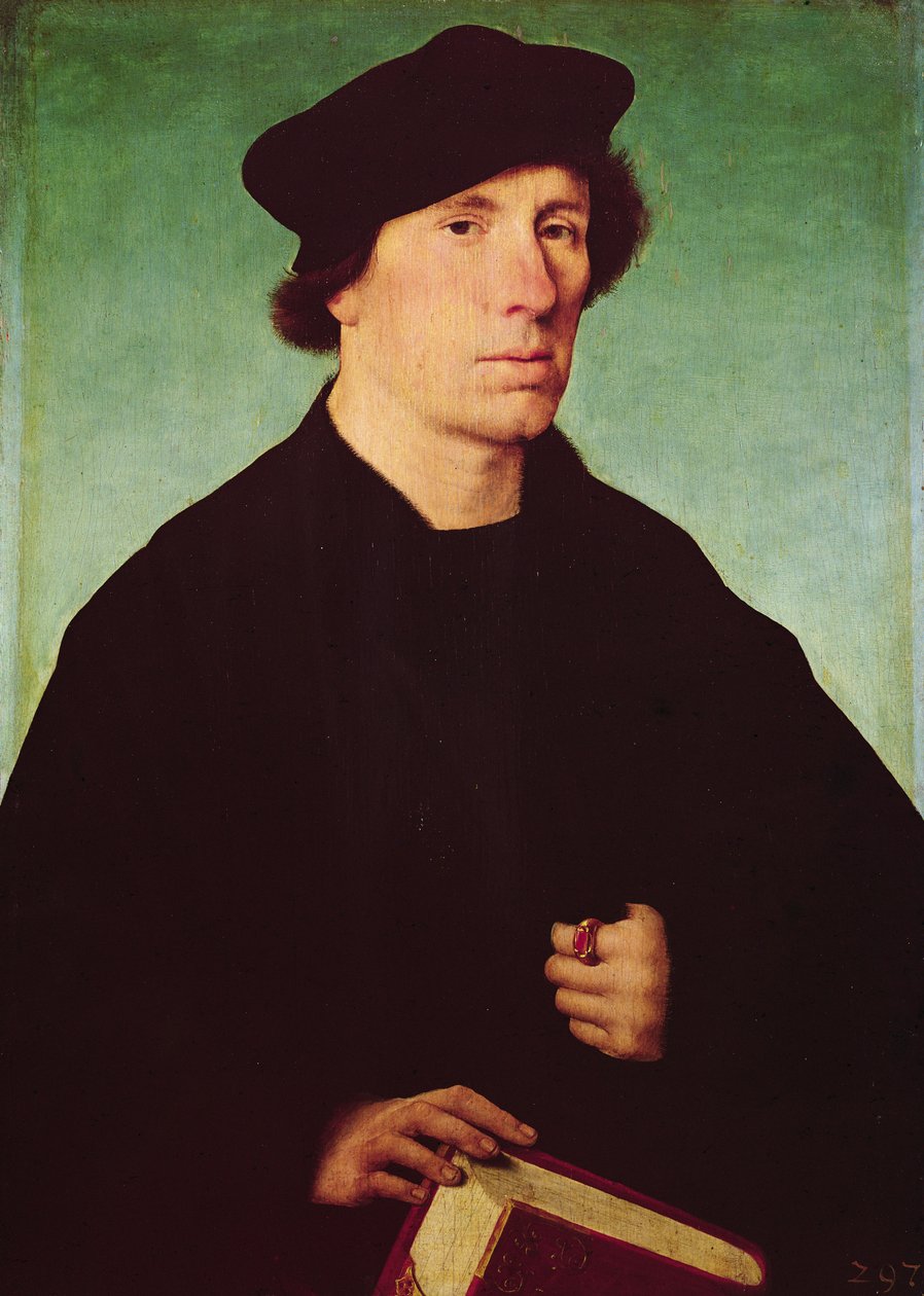 Egy férfi portréja alkotó: Joos van Cleve