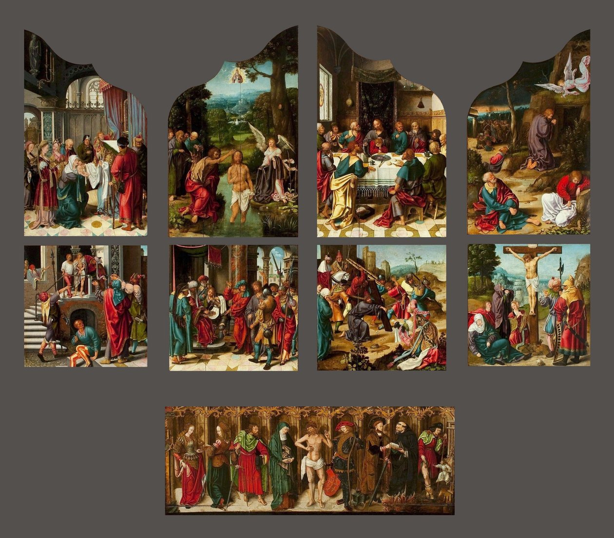 Szent Reinhold -oltár alkotó: Joos van Cleve