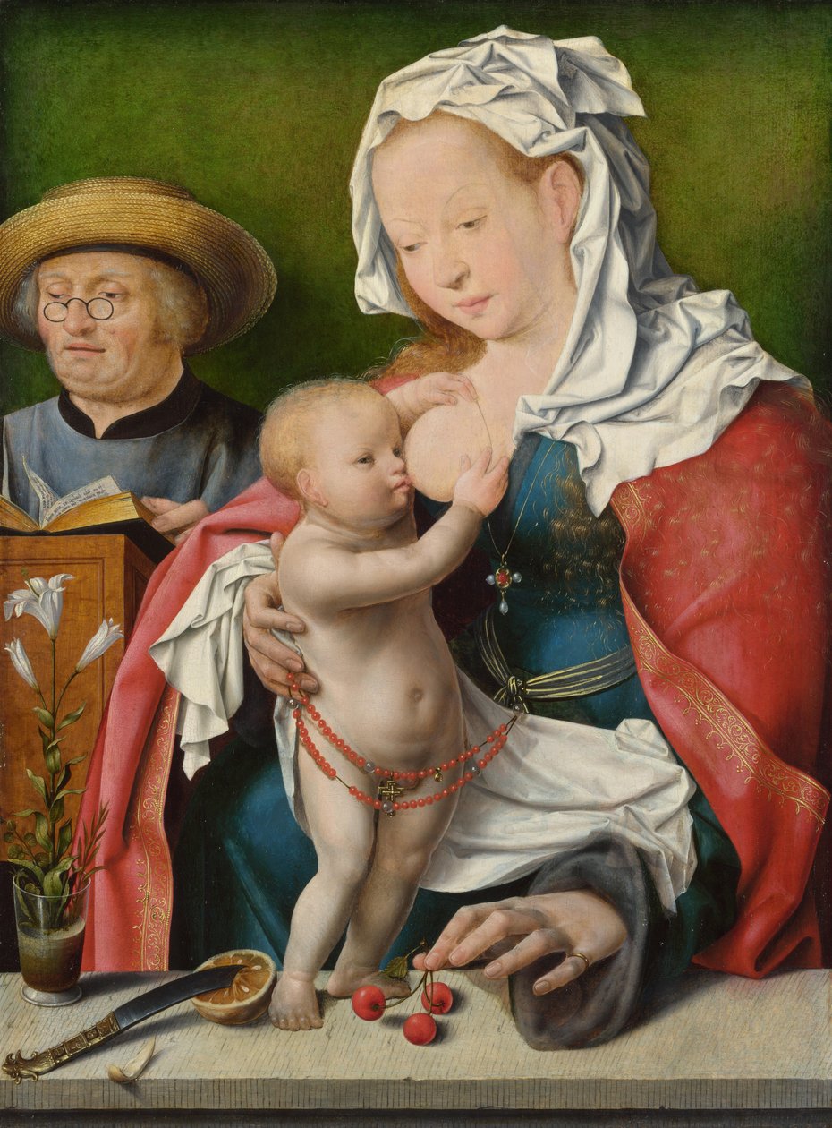 A Szent Család, c. 1520 alkotó: Joos van Cleve