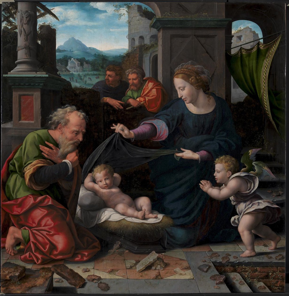 A Szent Család alkotó: Joos van Cleve