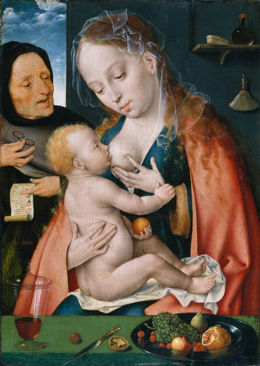A Szent Család, kb. 1512-13. alkotó: Joos van Cleve