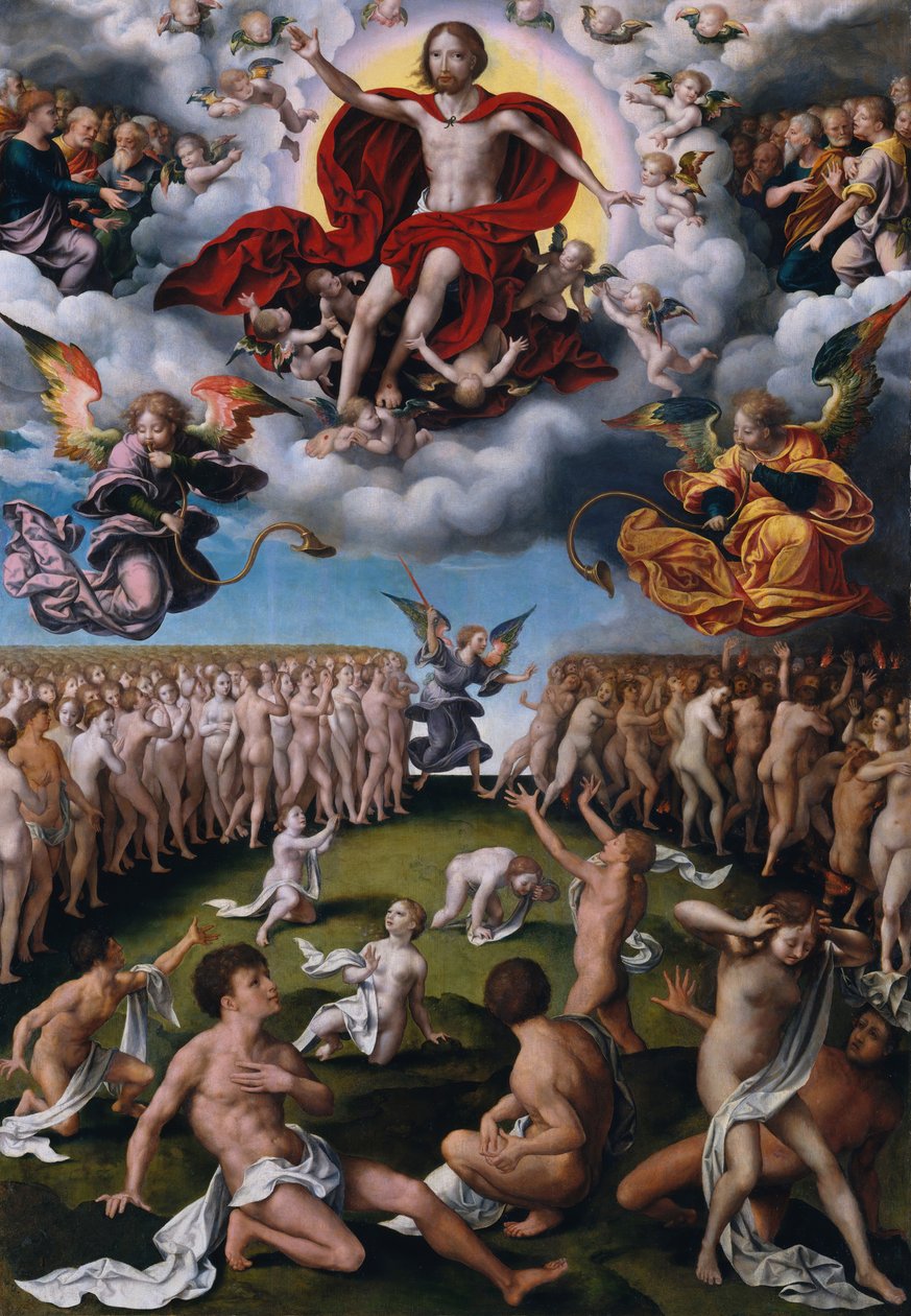 Az utolsó ítélet, kb. 1520-25. alkotó: Joos van Cleve