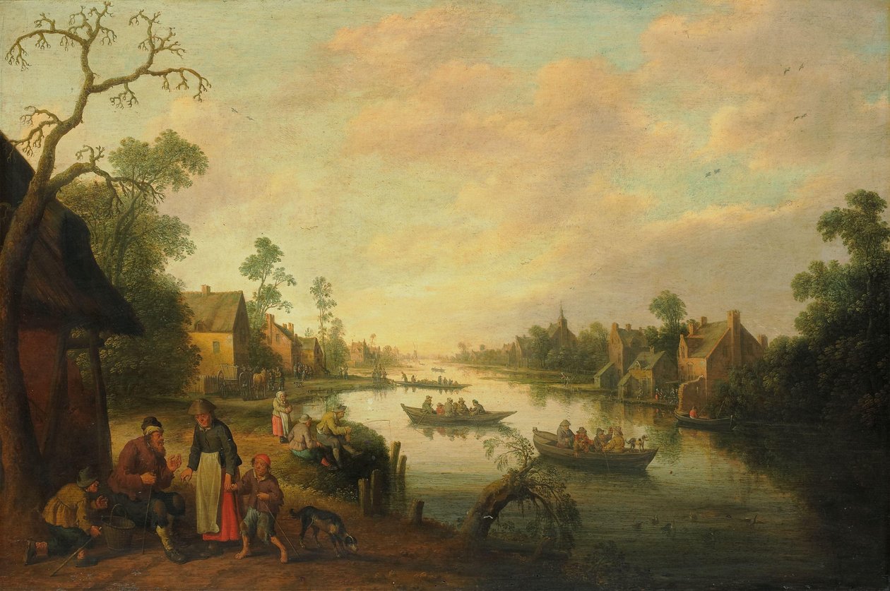 folyóranéző kilátás alkotó: Joost Cornelisz Droochsloot