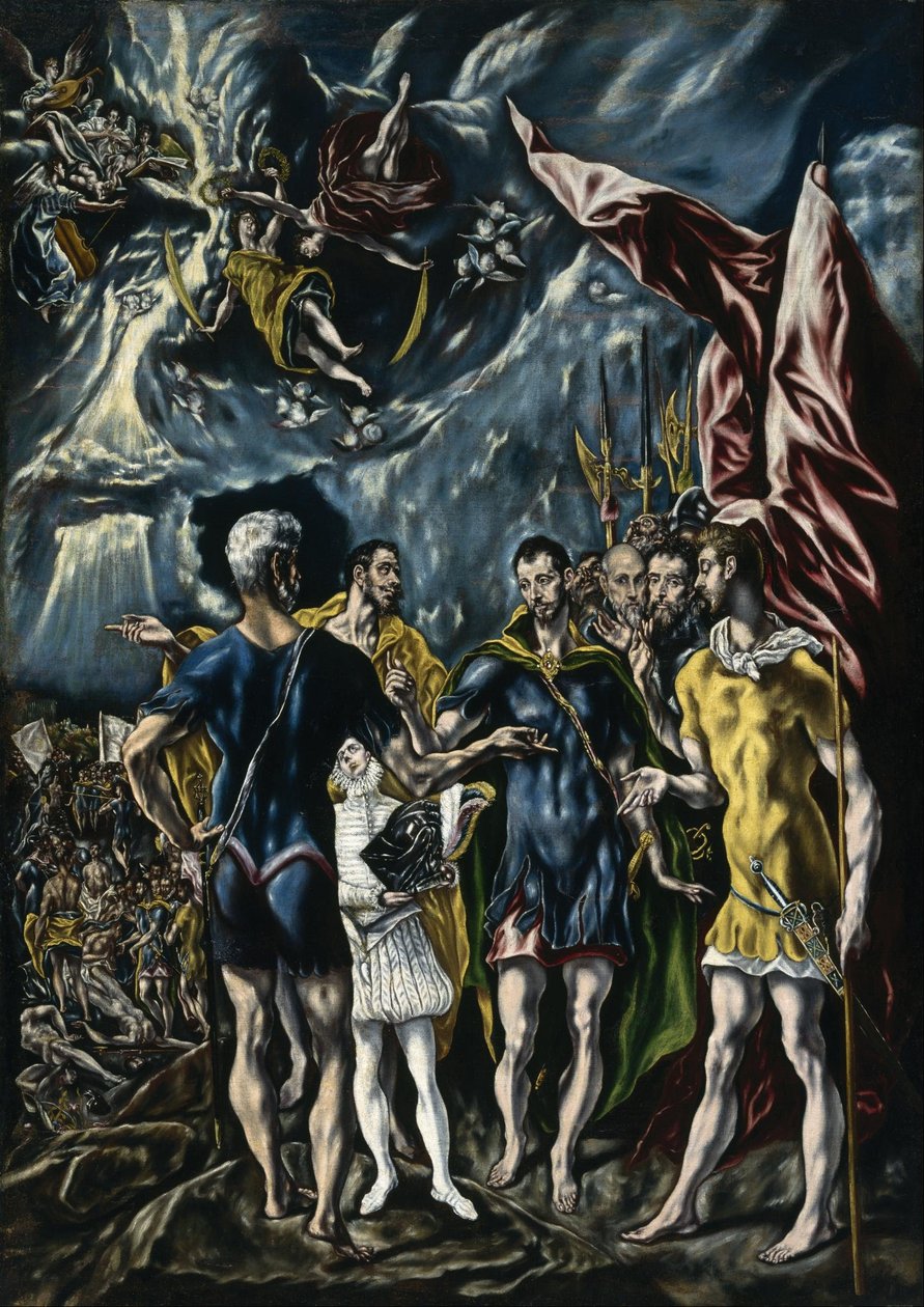 Szent Maurice vértanúsága alkotó: Jorge Manuel Theotocopoulos