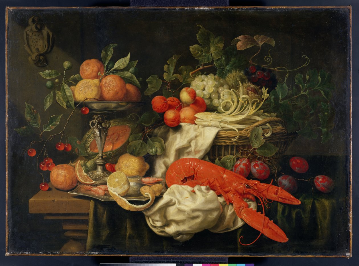 Csendélet homárral, 1660 alkotó: Joris van Son
