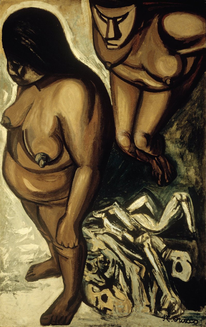Indiai nők, a Los teules sorozatból alkotó: José Clemente Orozco