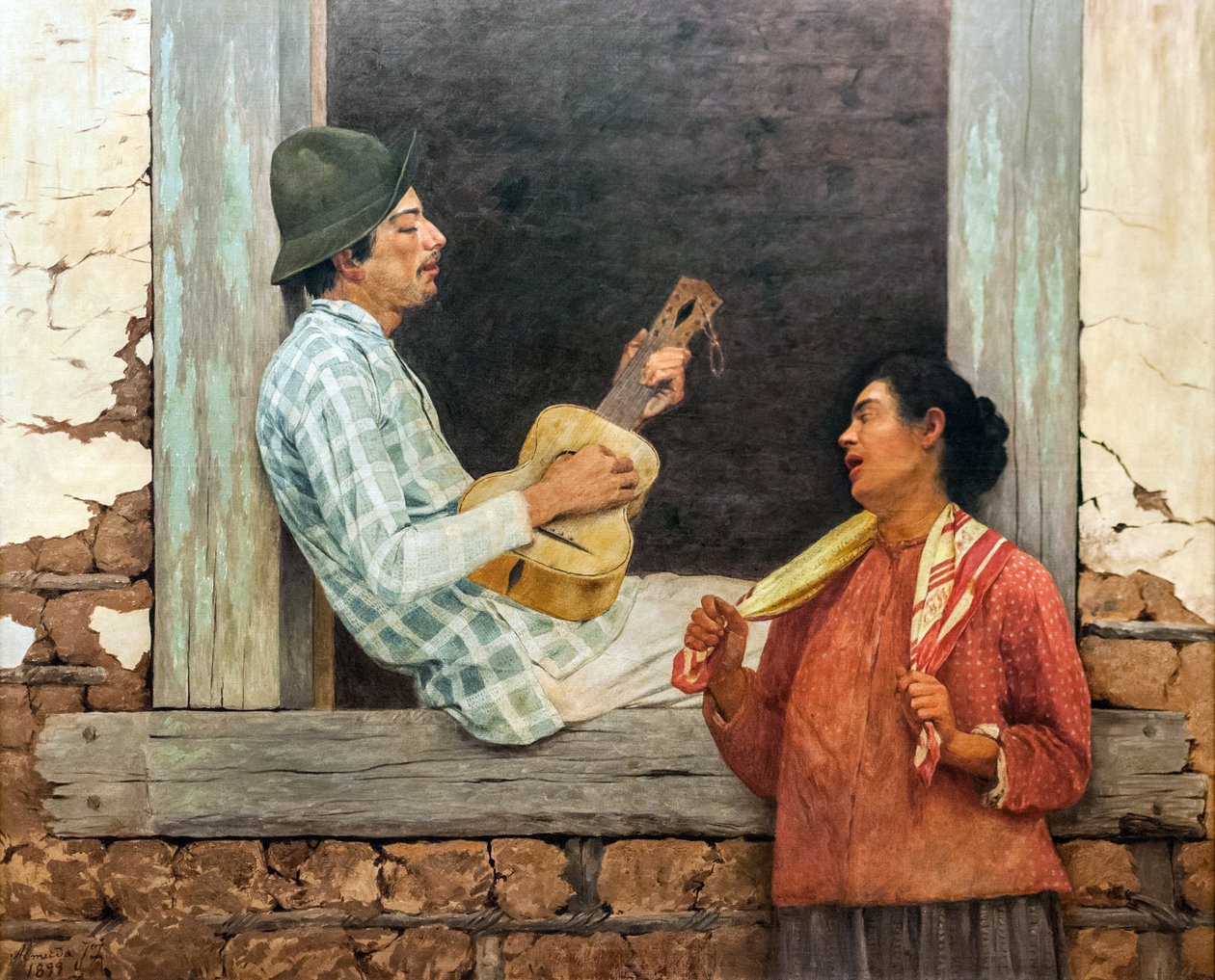 A gitárosPortuguês alkotó: José Ferraz de Almeida Júnior