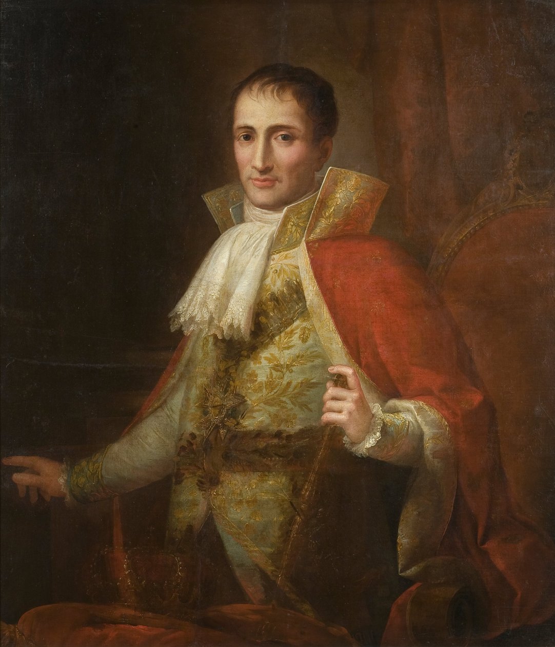 I. József király arcképe alkotó: José Flaugier